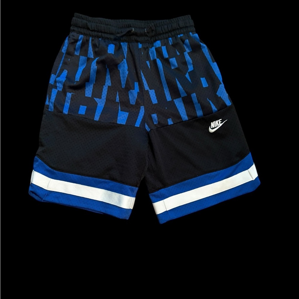 Nike Black‎ and Blue Graphic Shorts